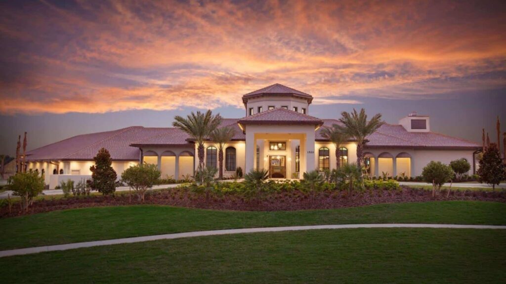 ChampionsGate-Clubhouse-at-Sunset